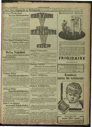      15 EYLUL 1934 CUMARTESİ HAKİMİYETİ MİLLİYE Hal ii Naci Kâğıtçılık ve Matbaacılık Her nevi plân ve resimlerin İni sürat' e