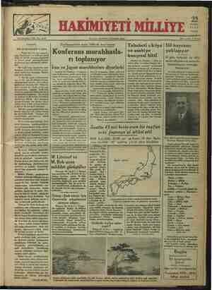Hakimiyet-i Milliye Gazetesi September 23, 1934 kapağı