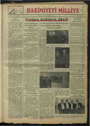 Hakimiyet-i Milliye Gazetesi 9 Kasım 1934 kapağı