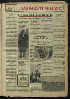 Hakimiyet-i Milliye Gazetesi 10 Kasım 1934 kapağı