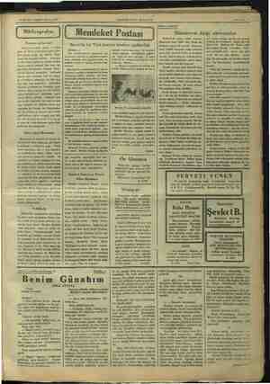    i i İ i i i —Ş HAKİMİYETİ MİLLİYE SAYIFA: 5, — ———— — - ——— — ———— ine tenkidi. Salı kidi, Memleket Postası Sönmeyen Ateşi