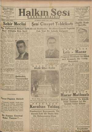 Halkın Sesi Gazetesi 23 Ekim 1934 kapağı