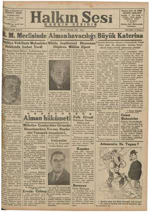 Halkın Sesi Gazetesi 13 Kasım 1934 kapağı