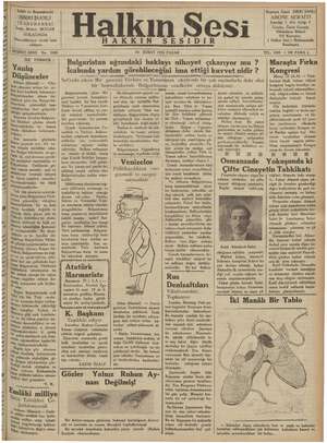 Halkın Sesi Gazetesi 24 Şubat 1935 kapağı