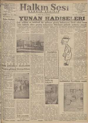 Halkın Sesi Gazetesi 4 Mart 1935 kapağı