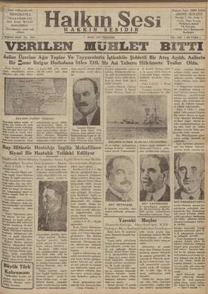 Halkın Sesi Gazetesi 7 Mart 1935 kapağı