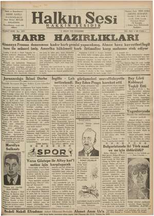 Halkın Sesi Gazetesi 4 Nisan 1935 kapağı