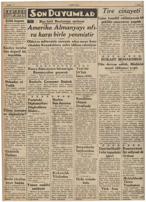    ( Halkın Sesi ; 7 Şubat ! Silâh başına : Gazete cilere hususi saretti rcilere bereeiiğ ve öktüren bu harükülâde harb ve aşk