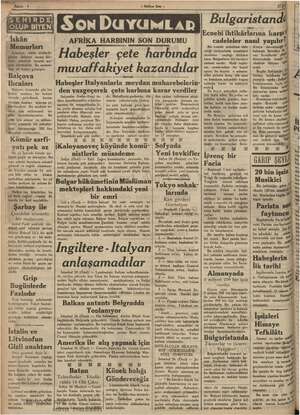    Şimalde! yi ipe MEL a reel re hi 17 olmuştur. ( Halkın Sesi ) 13 - Ecnebi ihtikârlarına karşı! AFRİKA HARBININ SON DURUMU