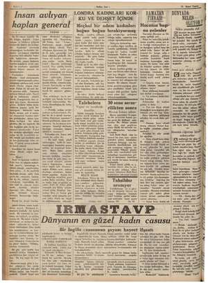    Sabite ? “İnsan avlıyan kaplan general ( Halkım Sesi ) LONDRA KADINLARI KOR- KU VE DEHŞET İÇİNDE seooee - —— ————————...