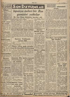      Londra 21 (A. A) — pres gazetesi #İ “denizaltı gemisi, 2“iki' torpito' mubribi gitmek üzere dün Ode- a ad ve Tasarruf...