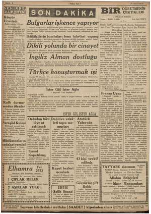  -3 Li) RDE ML ENİ e Kömür 'Ucuzla İuhtekirler. Ceza- landırılacak İÜ izmir e orman baş hühendisi i Rıza kö- dür baklanda alta