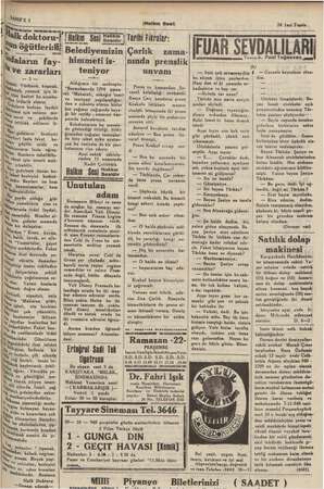    İk doktoru-i Un öğ öğütleri:l6i! p Vm izl Ve zararları şekillerde Pa, P istihlâk edilmesi lâ- i ie ; gıdaların © besleyici