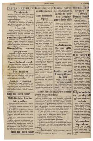    Halkın Sesi Hakkın Sesidir ET ' m BERAY A ay “AŞAR SAHIFE 4 (Halkın Şesi) z | 2 ZaciTeşi ZABITA HABERLER| İngiliz...