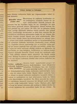  'yanı lünü mek- ıdeki elim, etme Isun, »rob- içti- ileri- kuv- Felsefe, Ruhiyat ve İçtimaiyat 59 buna ilâveten terbiyenin...