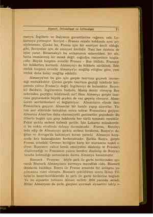    Siyaset, İktisadiyat ve İçtimaiyat 11 manya, İngiltere ve İtalyanın garantilerine rağmen, eski Lo- karnoyu yırtmıştır....