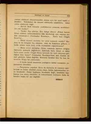    Edebiyat ve Sanat 123 e e ek ME e ense epkasye ek yucusu edebiyat okuyucusundan daima ayrı bir sınıf teşkil e- decektir.