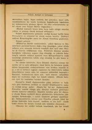    Felsefe, Ruhiyat ve İçtimaiyat 65 ewrmekten başlar, Sajes mektebi, her şakirdine, izzeti nefs mulâhazalarını bir tarafa...