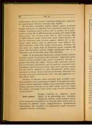  ALA 88 Her Ay sedilmektedir. Bu fiil, normal kulaklarda olduğu gibi, sağırlarda da hissedildiğine bakılırsa işitmeğe bağlı