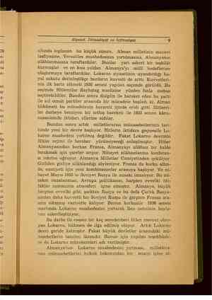    Siyaset, İktisadiyat ve İçtimaiyat 9 altında toplanan bu küçük zümre, Alman milletinin manevi tasfiyesine, Versailles...