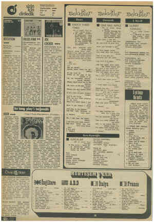  ROTATION vvv RA-TA-TA, Heilburg, ROTATION, Juwens (Polydor). Haftalarca Fransa lis. “telerinde bir numarada kalan bir plâk