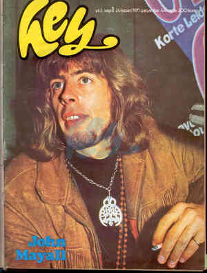 Hey Dergisi 24 Kasım 1971 kapağı