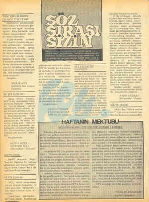  — l K— FM eee A “MAVİ IŞIİKLAR NEDEN GELMEDİ 7"YE CEVAP Müziksever arkadaşımız, Mavi Işıklar'ın Trabzon'a gel- memesi seni