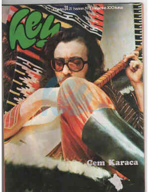 Hey Dergisi 21 Haziran 1972 kapağı