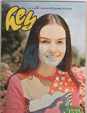 Hey Dergisi 5 Temmuz 1972 kapağı