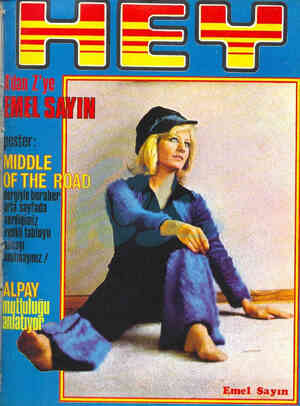 Hey Dergisi 6 Aralık 1972 kapağı