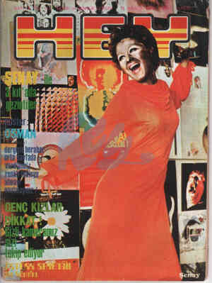 Hey Dergisi 13 Aralık 1972 kapağı