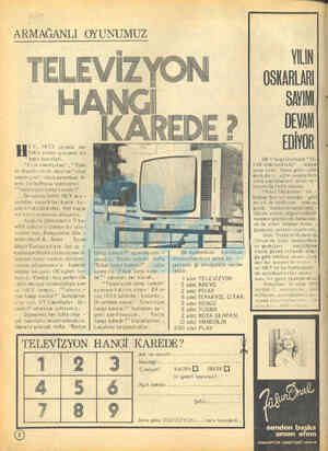  at a ARMAĞANLI OYUNUMUZ TELEWİZYON HANGİ EY, 1973 yılında, her l'ı'lmha sizler için'yeni bir oyun hazırladı. UYyylan...