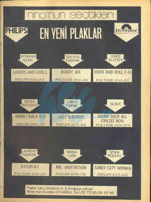  İnino'nuNn seciikleri ĞğE — ENYENİ PLAKLAR KIYOHIKO GOLDEN OZAKI EARRING i LOVERS AND FOOLS BUDDY JOE ROCK AND ROLL (1-1İ1|