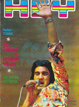 Hey Dergisi 31 Ocak 1973 kapağı
