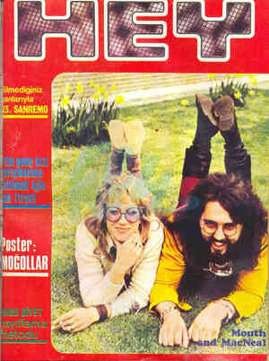 Hey Dergisi 28 Mart 1973 kapağı