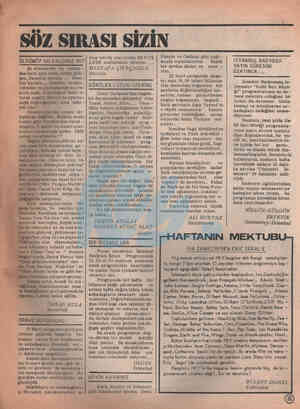  dına tebrik ederbütün HEY'Cİ- LERE mutluluklar dilerim ... MUSTAFA ÇİFTÇIOĞLU Mersin ÖLDÜNÜZ MÜ KALDINIZ MI? Şu sütunlarda ne