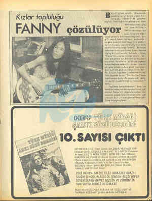  Kızlar yfop*luluğuk ir yıl içinde müzik — dünyasında —| kendilerineiyi biryer yapan kız - lar grubu FANNY'de gçözülme —...