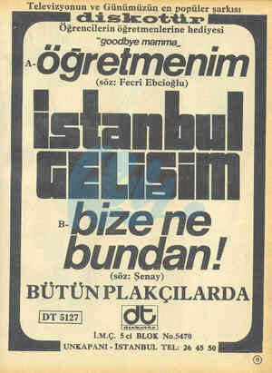  Televizyonun ve Günümüzün en popüler şarkısı üslhkotdim Ögrencılerın öğretmenlerine hediyesi “goodcdbye mamma,, gretmenım...