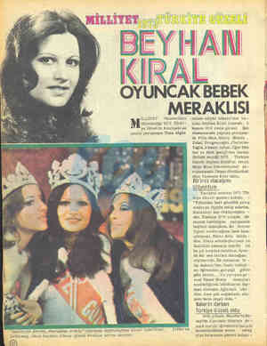  OYUNCAK BEBEK MERAKLISI İLLİYET — Gazetesinin  takma adıyla Ankara'dan ka- Dldüzenlediği 1973 Türki- — tılan Beyhan Kıral...