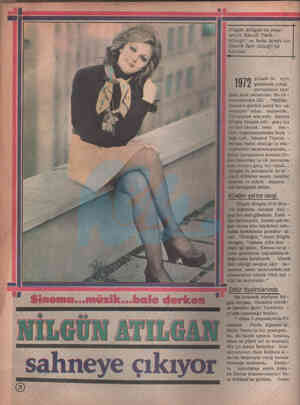  & K S O Sinema...müzik...bale derköl 9o ILGU sahneye çıkıyor Nilgün Atılgan'ın anne tarafı Klasik Türk Müziği' ne baba tarafı