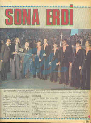  ’! "araflarlar mdmz b heyl Denizci, Rıza Solahlıımda, Bülent Üzveren, Ceh Karaca, Önder Bali Ve Do- ğan Şener, Finale katılan