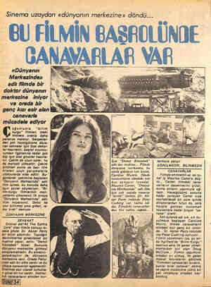  -Sinema uzaydan «dünyanın merkezine» döndü.... B o BB | | | «Dünyanın Merkezinde» — adlı filmde bir — doktor dünyanın...