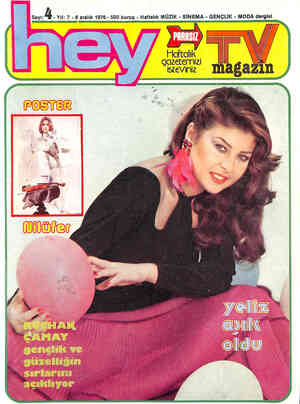  *"î ; Sayı4 Yıl: 7 - 6 aralık 1976 - 500 kuruş - Haftalık MÜZİK - SİNEMA - GENÇLİK - MODA dergisi Haftalık gazetemizi...