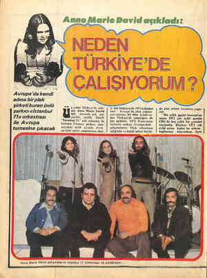  Avrupa'da kendi adına bir plak şirketi kuran ünlü şarkıcı «İstanbul 71» orkestrası ile Avrupa turnesine çıkacak — 2, © yıldır