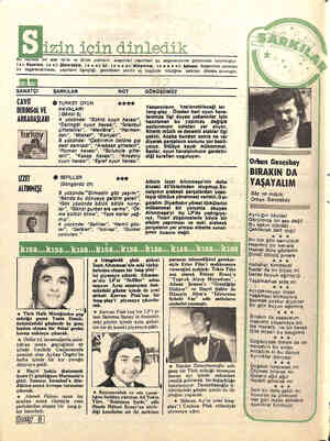 izin için dinledik u sayrada yer alan 45'lik ve 33'lük plakların eleştirileri yapılırkan şu değerlendirme gözönünde...
