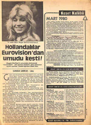  ülkeyi, Maggie MacNeal t emsil edecek. Hollandalılar Eurovision'dan umudu kesti! Maggie MacNeal'in yarışmada söyleyeceği...