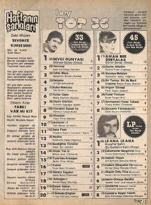  Zeki Müren SEVEMEZ KİMSE SENİ Söz ve müzik: ) Suat Sayın Sevemez kimse seni Benim sevdiğim kadar Sevgilim sen olmasan Yaşamak
