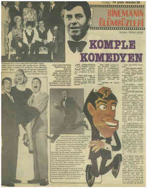  Kalabalık Jerry Lewis ailesinden bir bölüm, toplu halde. Lewis'in yanında oğlu, geride eşi var. Ayakta soldan ikinci ve...