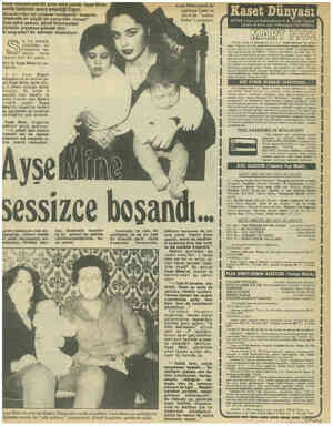  Vüzik dünyamızda bir yuva daha yıkıldı. Ayşe Mine, tamile kaldıktan sonra evlendiği Ergun âünaydın'dan tek celsede...