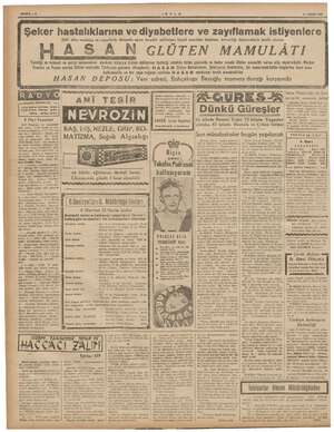    IKDAM 4 — MART 1940 Şeker hastalıklarına ve diyabetlere ve zayıflamak istiyenlere 360 altın madalya ve nişanlarla dünyada